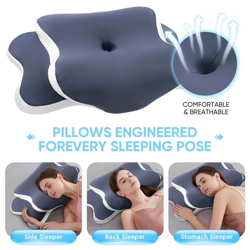 Memory-Schaum-Kissen, Nackenki – Memory Foam Orthopedic Pillow Neck Pain Bewertung und Preis