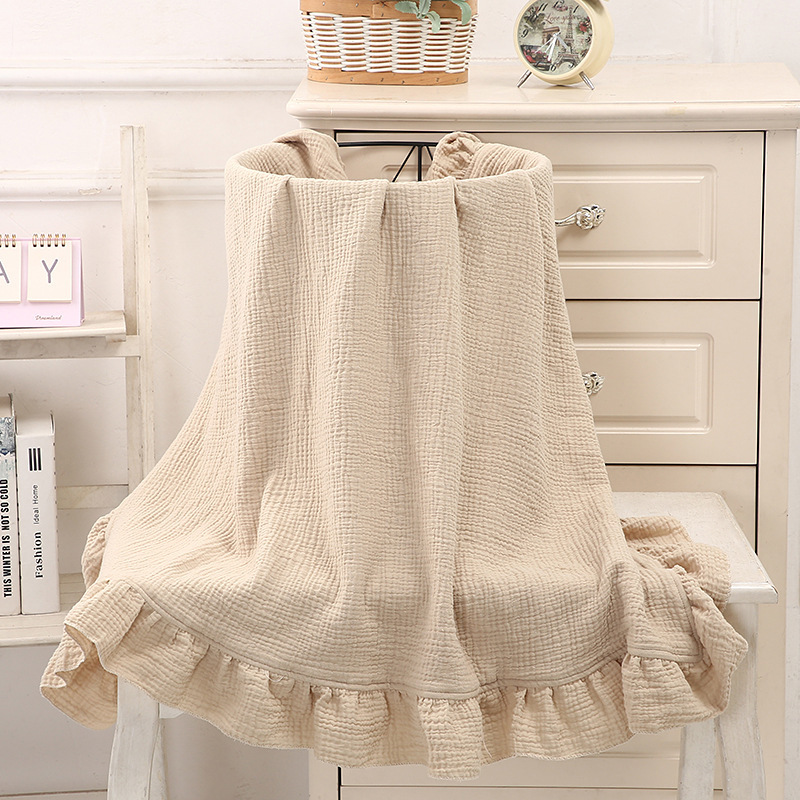 100% Baumwolle Gerüschte Musse – Muslin Cotton Bedspread Bewertung und Preis