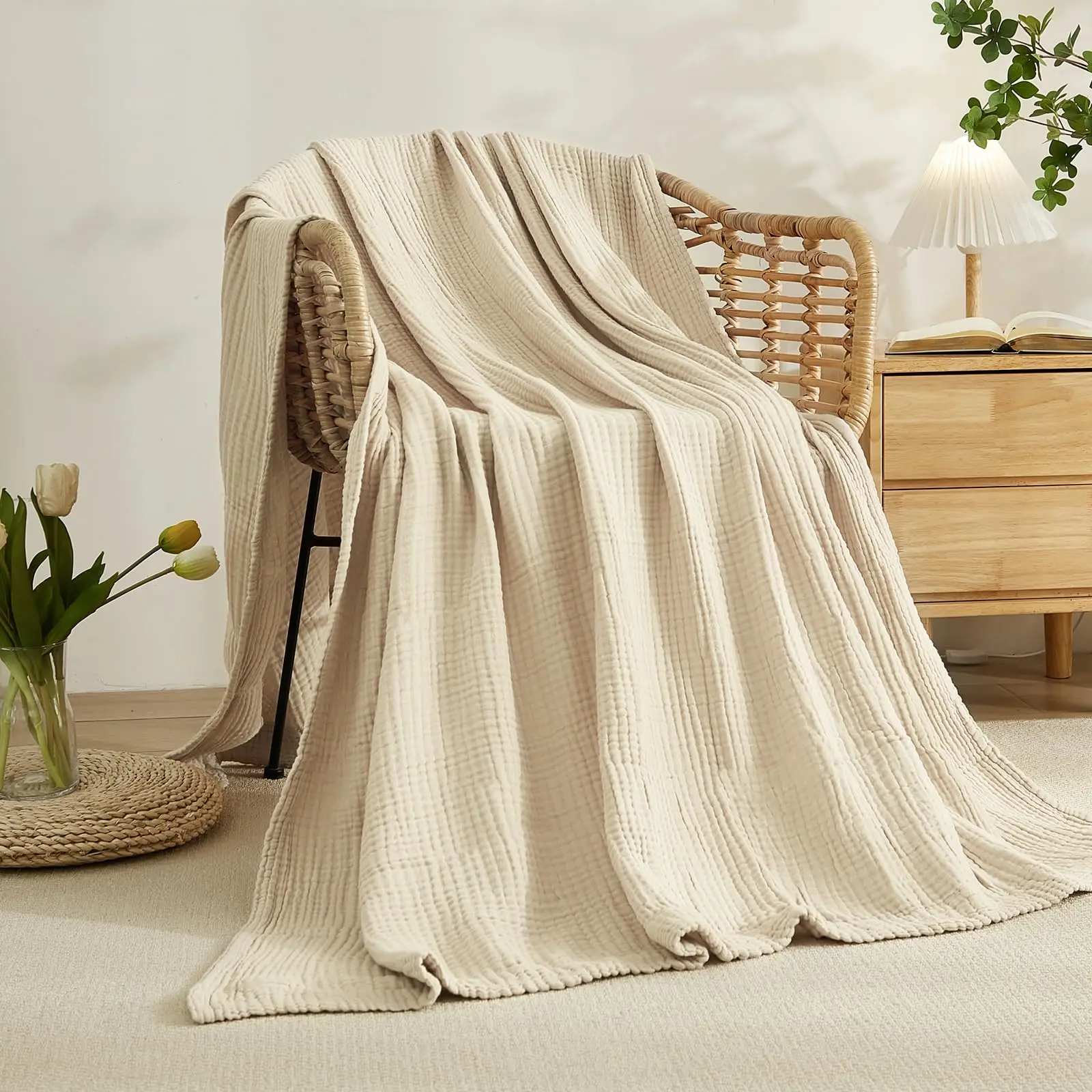 100% Baumwolldecke für das Bet – Muslin Cotton Bedspread Bewertung und Preis