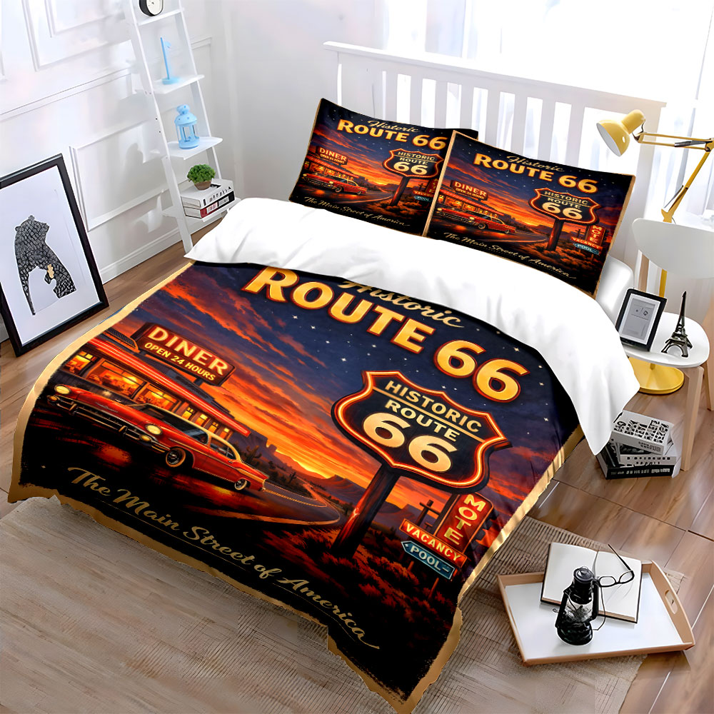 Nostalgische Nacht auf Route 6 – Duvet Cover Sets With Zipper Bewertung und Preis