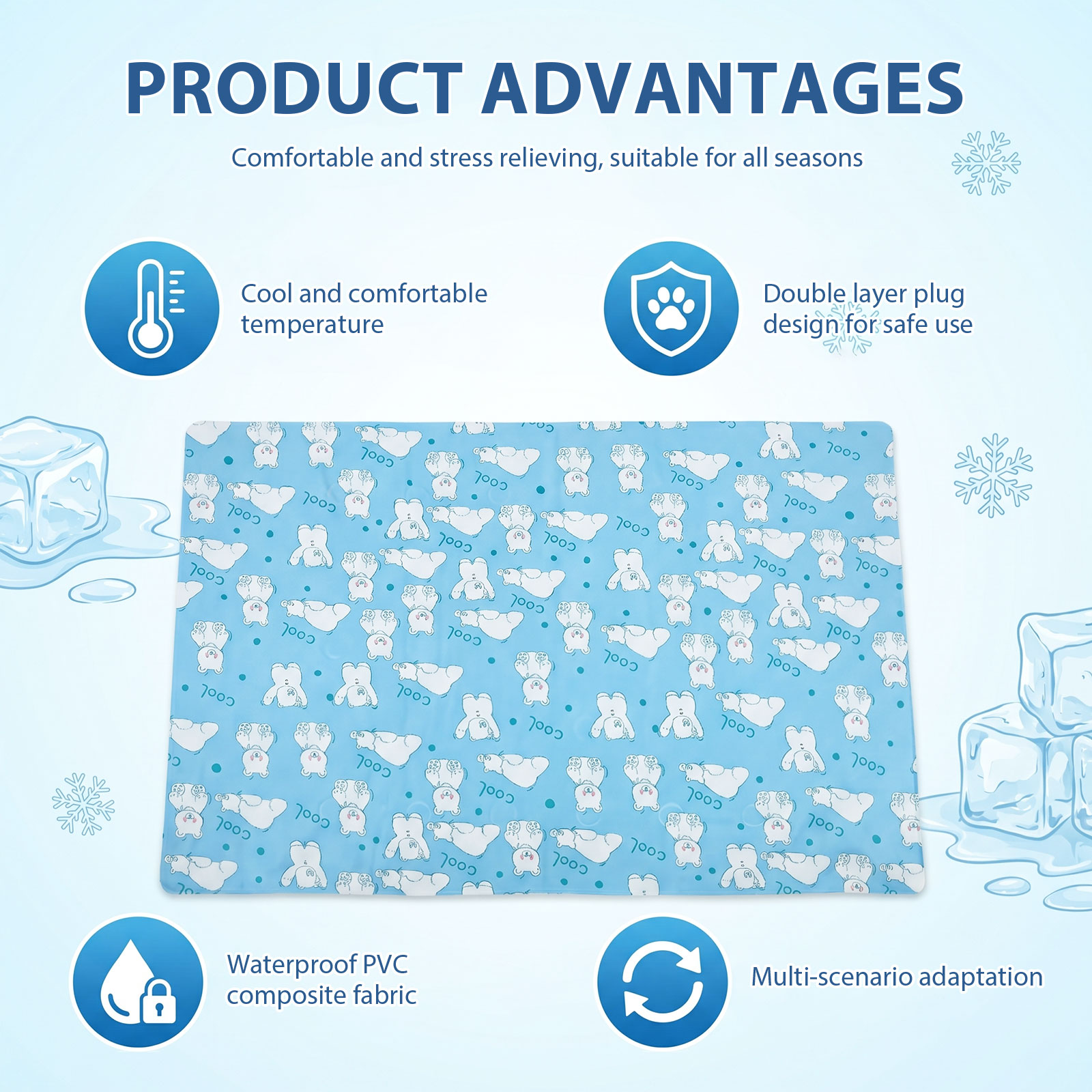 Selbstkühlende Hundematte mit  – Cooling Blanket Hot Sleepers Bewertung und Preis