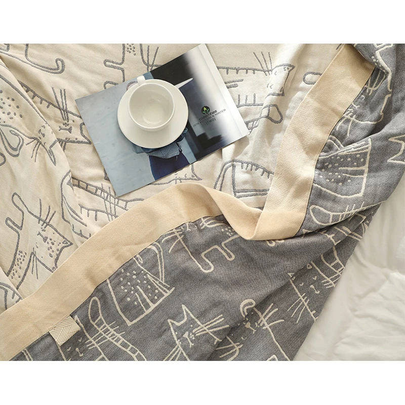 Wasart reine Baumwolle Twel Mu – Muslin Cotton Bedspread Bewertung und Preis