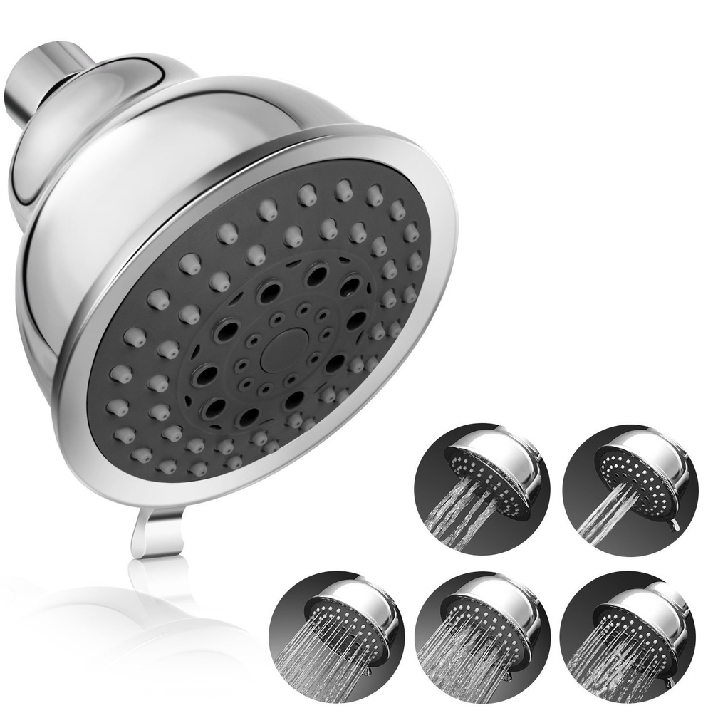 Hochdruck-Handbrause mit 5 ein – High Pressure Shower Head Handheld Bewertung und Preis