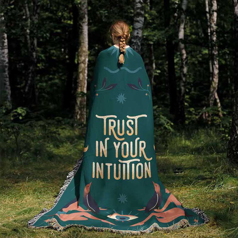 Vertraue auf deine Intuition:  – Boho Throw Blanket Fringe Bewertung und Preis