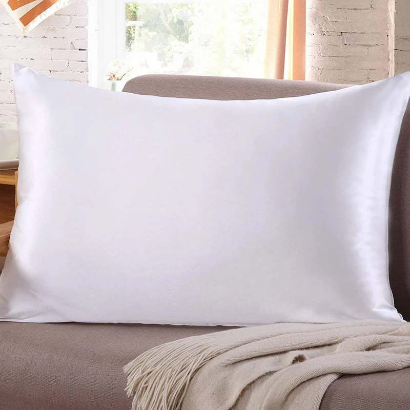 Neuer Seidensatin-Kissenbezug  – Satin Silk Pillowcase Hair Skin Bewertung und Preis