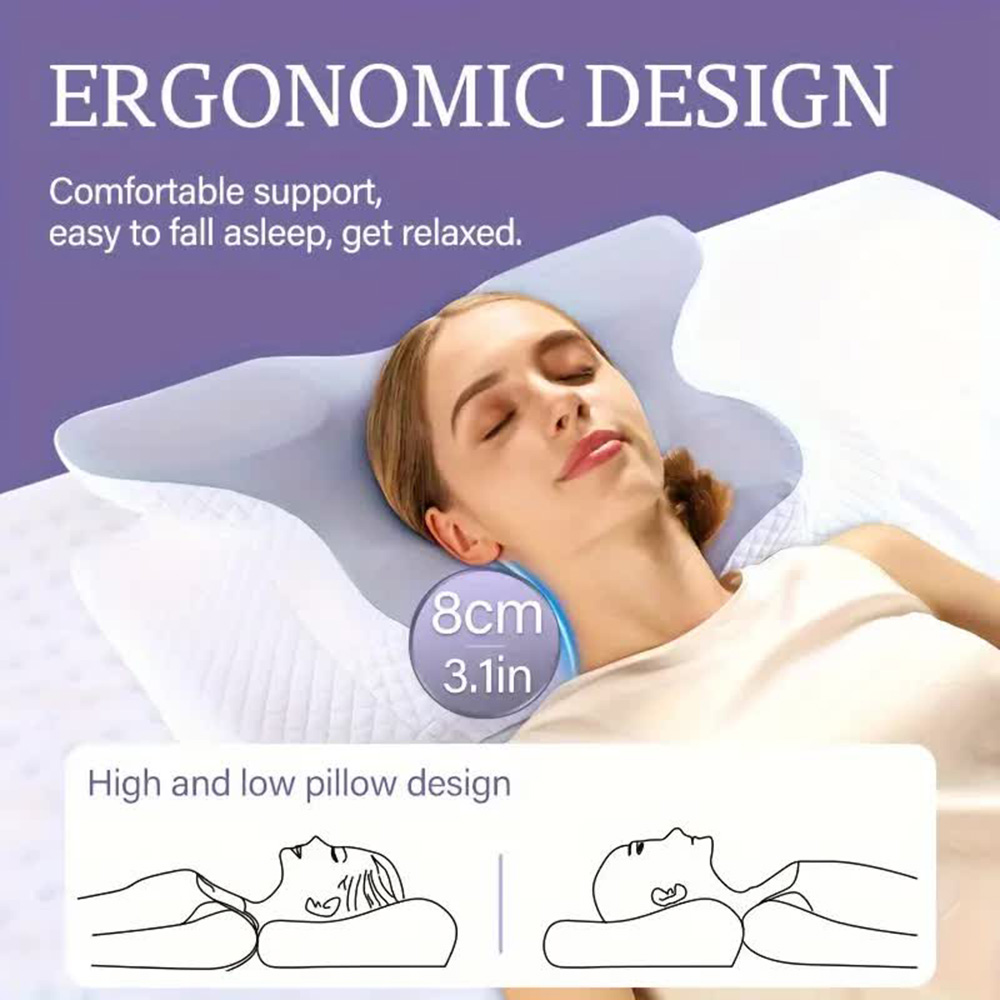 Memory-Schaum-Kissen, schmette – Memory Foam Orthopedic Pillow Neck Pain Bewertung und Preis