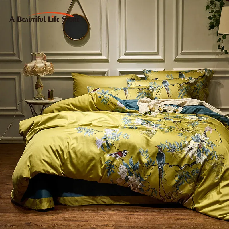 Luxus 600TC Bettwäsche Set aus – Aesthetic Floral Duvet Cover Bewertung und Preis
