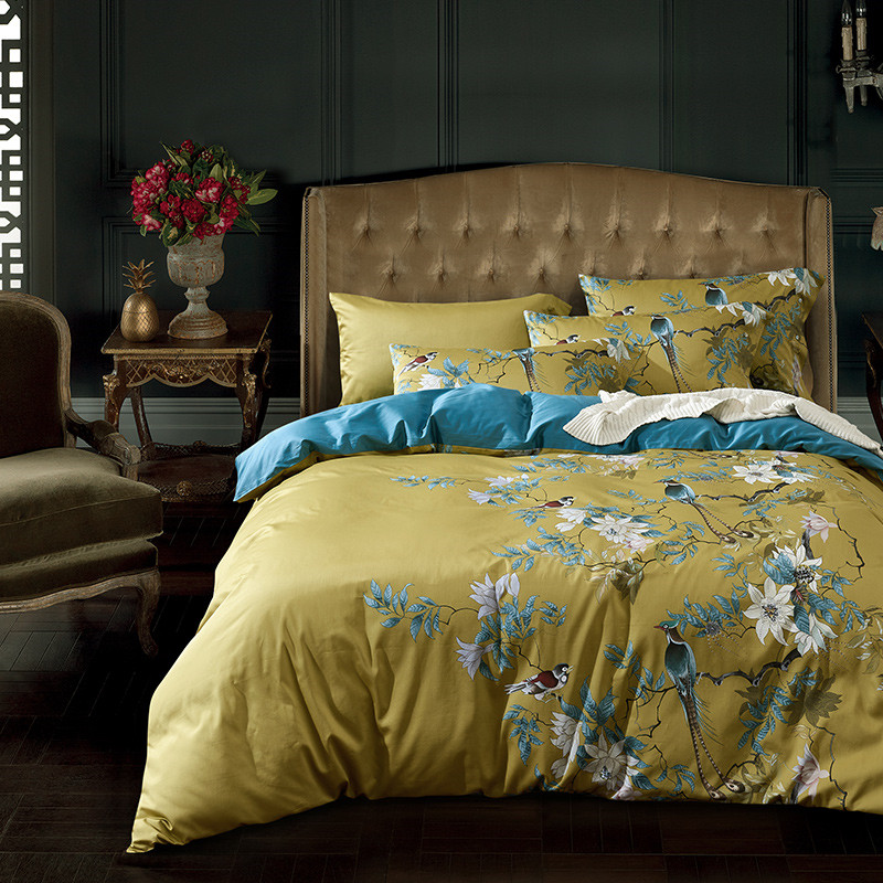 Luxus 600TC Bettwäsche Set aus – Aesthetic Floral Duvet Cover Bewertung und Preis